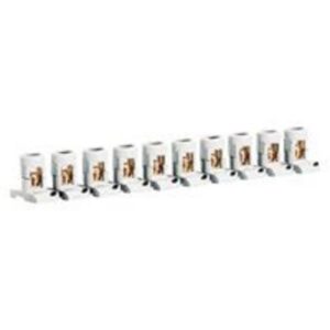 Barrette bornier séparable 2 x 35 mm² avec plusieurs modules alignés pour raccordement électrique