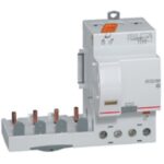 LEGRAND - Bloc différentiel DX³ 4P 30mA 63A Type A - 4 modules - 410526