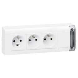 LEGRAND - Bloc multiprises stan 3x(2P+T) 10/16A 250V blanc sans cordon - 050609