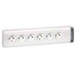 LEGRAND - Bloc multiprises stan 6x(2P+T) 10/16A 250V blanc sans cordon - 050611