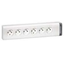 LEGRAND - Bloc multiprises stan 6x(2P+T) 10/16A 250V blanc sans cordon - 050611