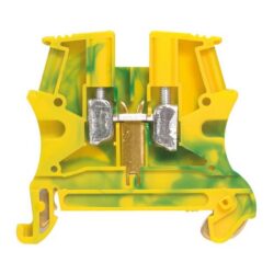 Détails visibles de Bornier à vis terre 10 mm² Viking pas de 10 pour Bloc de jonction