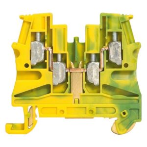 LEGRAND - Bloc vis vert/jaune1jonc-2E/2S 4mm²(pas 6) pied métal-Viking - 037179