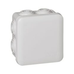 LEGRAND - Boîte carrée Plexo 80x80x45 IP 55 étanche - gris - 7 embouts - 092012