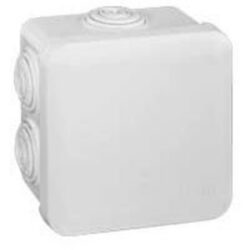 LEGRAND - Boîte carrée Plexo IP 55 étanche - blanc - 7 embouts - 092013