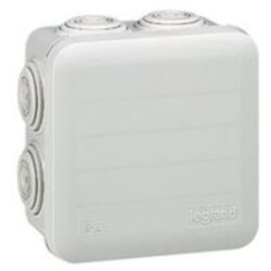 LEGRAND - Boîte carrée Plexo IP 55 étanche - blanc - 7 embouts - 092023