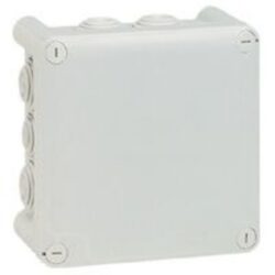 LEGRAND - Boîte carrée Plexo IP 55 étanche - gris - 10 embouts - 092032