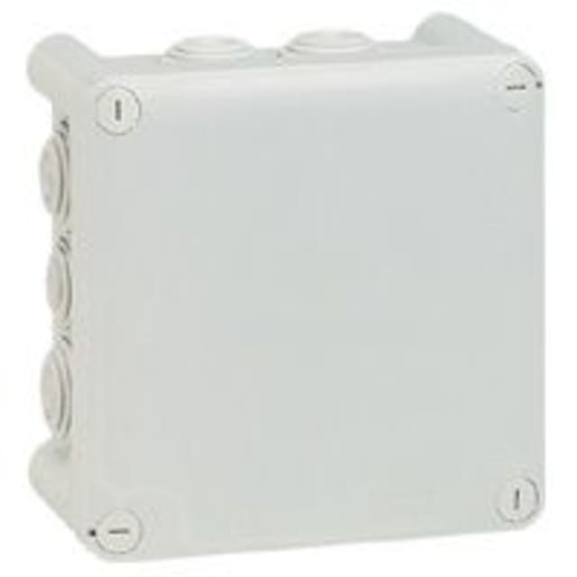 LEGRAND - Boîte carrée Plexo IP 55 étanche - gris - 10 embouts - 092032 LEGRAND - Boîte carrée Plexo IP 55 étanche - gris - 10 embouts - 092032