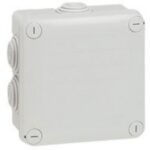 LEGRAND - Boîte carrée Plexo IP 55 étanche - gris - 7 embouts - 092022
