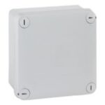 LEGRAND - Boîte carrée Plexo IP 55 étanche - gris - faces lisses - 092020