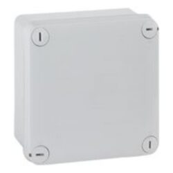 LEGRAND - Boîte carrée Plexo IP 55 étanche - gris - faces lisses - 092020
