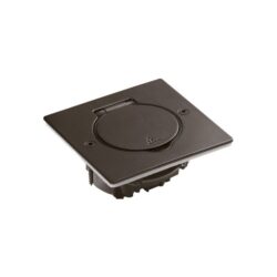 LEGRAND - Boite de plancher carree equipee 2 mod acier brun brosse - 089750
