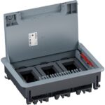 LEGRAND - Boîte de sol avec couv. recouvrant plastique pour plancher tech. 12 mod. horiz. - 080700