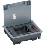 LEGRAND - Boîte de sol avec couv. recouvrant plastique pour plancher tech. 12 mod. vert. - 080704