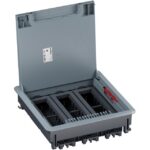 LEGRAND - Boîte de sol avec couv. recouvrant plastique pour plancher tech. 24 mod. horiz. - 080702