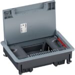 LEGRAND - Boîte de sol avec couv. recouvrant plastique pour plancher tech. 8 mod. vert. - 080703