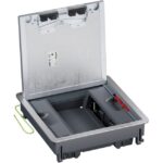 LEGRAND - Boîte de sol avec couvercle recouvrant métal pour plancher tech. 16 mod. vert. - 080723
