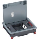 LEGRAND - Boîte de sol avec couvercle recouvrant plastique pour béton 12 mod. vert. - 080713