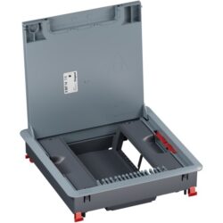 LEGRAND - Boîte de sol avec couvercle recouvrant plastique pour béton 16 mod. vert. - 080714