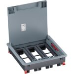 LEGRAND - Boîte de sol avec couvercle recouvrant plastique pour béton 24 mod. horiz. - 080711