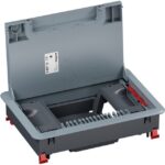 LEGRAND - Boîte de sol avec couvercle recouvrant plastique pour béton 8 mod. vert. - 080712