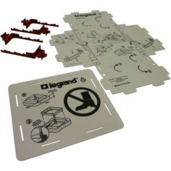 LEGRAND - Boîte d'encastrement plastique pour boîte de sol couvercle recouvrant 12/18 mod. - 088191