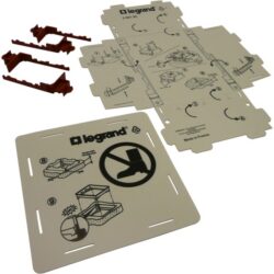 LEGRAND - Boîte d'encastrement plastique pour boîte de sol couvercle recouvrant 16/24 mod. - 088192