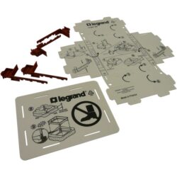 LEGRAND - Boîte d'encastrement plastique pour boîte de sol couvercle recouvrant 8/12 mod. - 088190