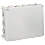LEGRAND - Boîte rectangul. Plexo IP 55 étanche - gris - 14 embouts - 092062
