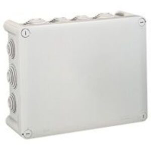 LEGRAND - Boîte rectangul. Plexo IP 55 étanche - gris - 14 embouts - 092062