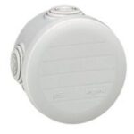 LEGRAND - Boîte ronde Plexo IP 55 étanche - gris - 4 embouts - 092002