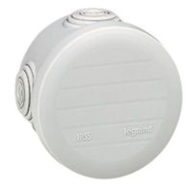 LEGRAND - Boîte ronde Plexo IP 55 étanche - gris - 4 embouts - 092002 LEGRAND - Boîte ronde Plexo IP 55 étanche - gris - 4 embouts - 092002