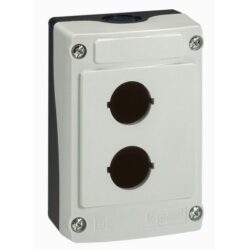 LEGRAND - Boîte vide Osmoz - 2 trous gris - 3 blocs par trou - 024202