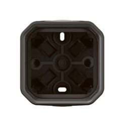 LEGRAND - Boîtier à embouts à membrane 1 poste 2 entrées anthracite - 069601L