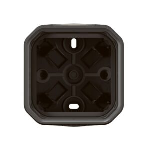 LEGRAND - Boîtier à embouts à membrane 1 poste 2 entrées anthracite - 069601L