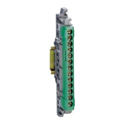 LEGRAND - Bornier de terre l. 113mm IP 2x - 12x16 + 1x25mm² - vert - 004834