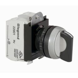 LEGRAND - Bouton tournant manette Osmoz 3 positions fixes - noir - 023731