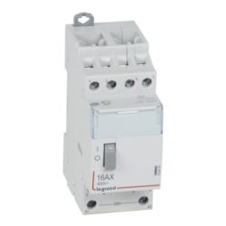 Détails visibles de Télérupteur tétrapolaire 16A 230V 4 NO 2 modules pour Télérupteurs