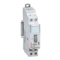 Télérupteur standard 2P 230V 16A 2NO, configuration visible