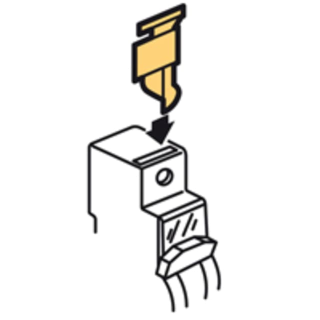 LEGRAND - Cache-vis plomb pour DX³ disj. 1module/p - 406304 LEGRAND - Cache-vis plomb pour DX³ disj. 1module/p - 406304