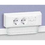 LEGRAND - Cadre Mosaic 6 mod pour DLP le long ou en bout de profilé - 031614