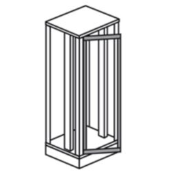 LEGRAND - Cadre support plastrons pivot. pour armoire l. 725mm - 020568