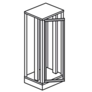 LEGRAND - Cadre support plastrons pivot. pour armoire l. 725mm - 020568
