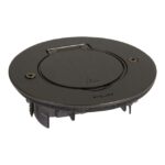 LEGRAND - Caisson de sol rond à équiper 2 mod acier brun brossé - 089751