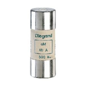 LEGRAND - Cartouche cyl. aM 22x58 80A HPC sans percuteur 500V 100kA - 015080