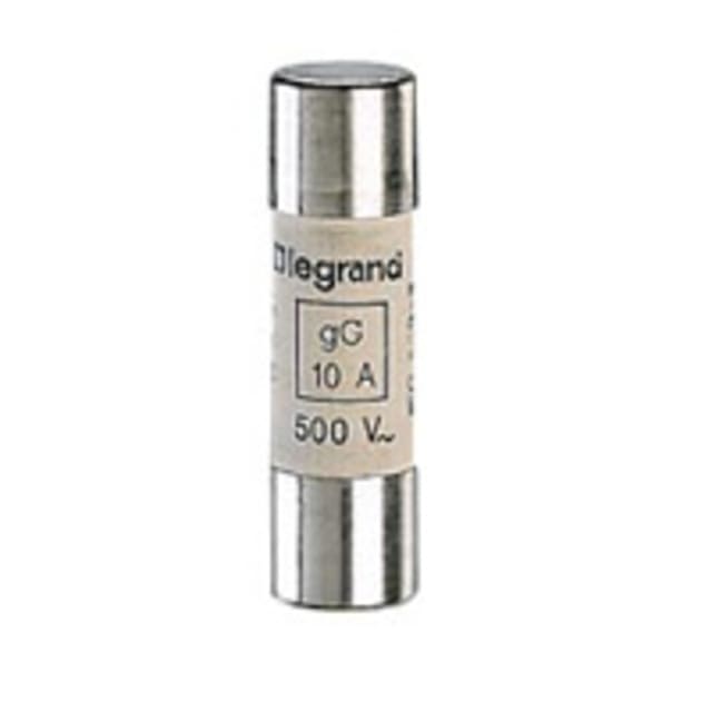 LEGRAND - Cartouche cyl. gG 14x51 16A HPC sans percuteur 500V 100kA - 014316 LEGRAND - Cartouche cyl. gG 14x51 16A HPC sans percuteur 500V 100kA - 014316