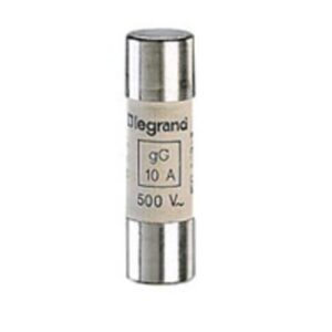 LEGRAND - Cartouche cyl. gG 14x51 6A HPC sans percuteur 500V 100kA - 014306