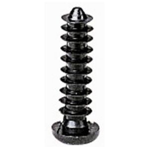 Cheville de fixation noire pour goulotte DLP perçage 8 mm