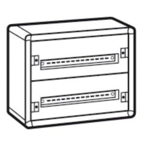 LEGRAND - Coffret XL³ 160 - 2 rangées Complet - métal - 48 modules - 020002