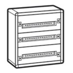 LEGRAND - Coffret XL³ 160 - 3 rangées Complet - métal - 72 modules - 020003
